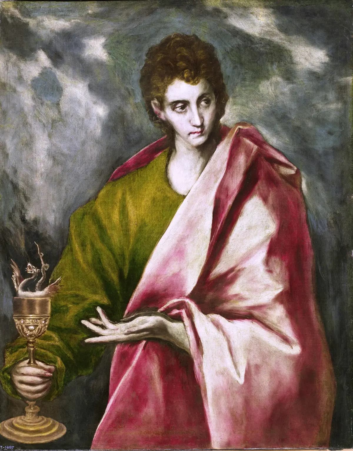 Saint John the Evangelist, El Greco and workshop, about 1605, Museo del Prado