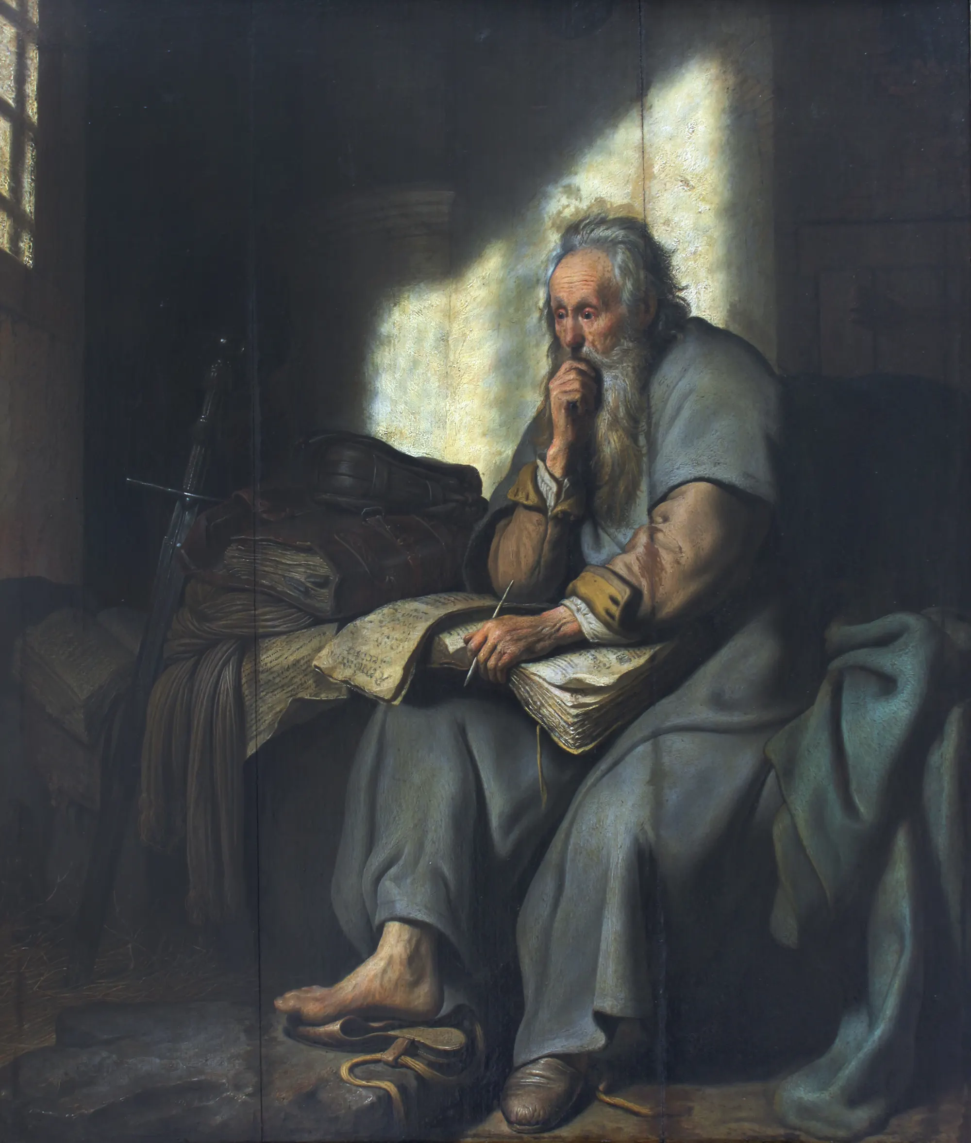 The Apostle Paul in Prison, Rembrandt, 1627
