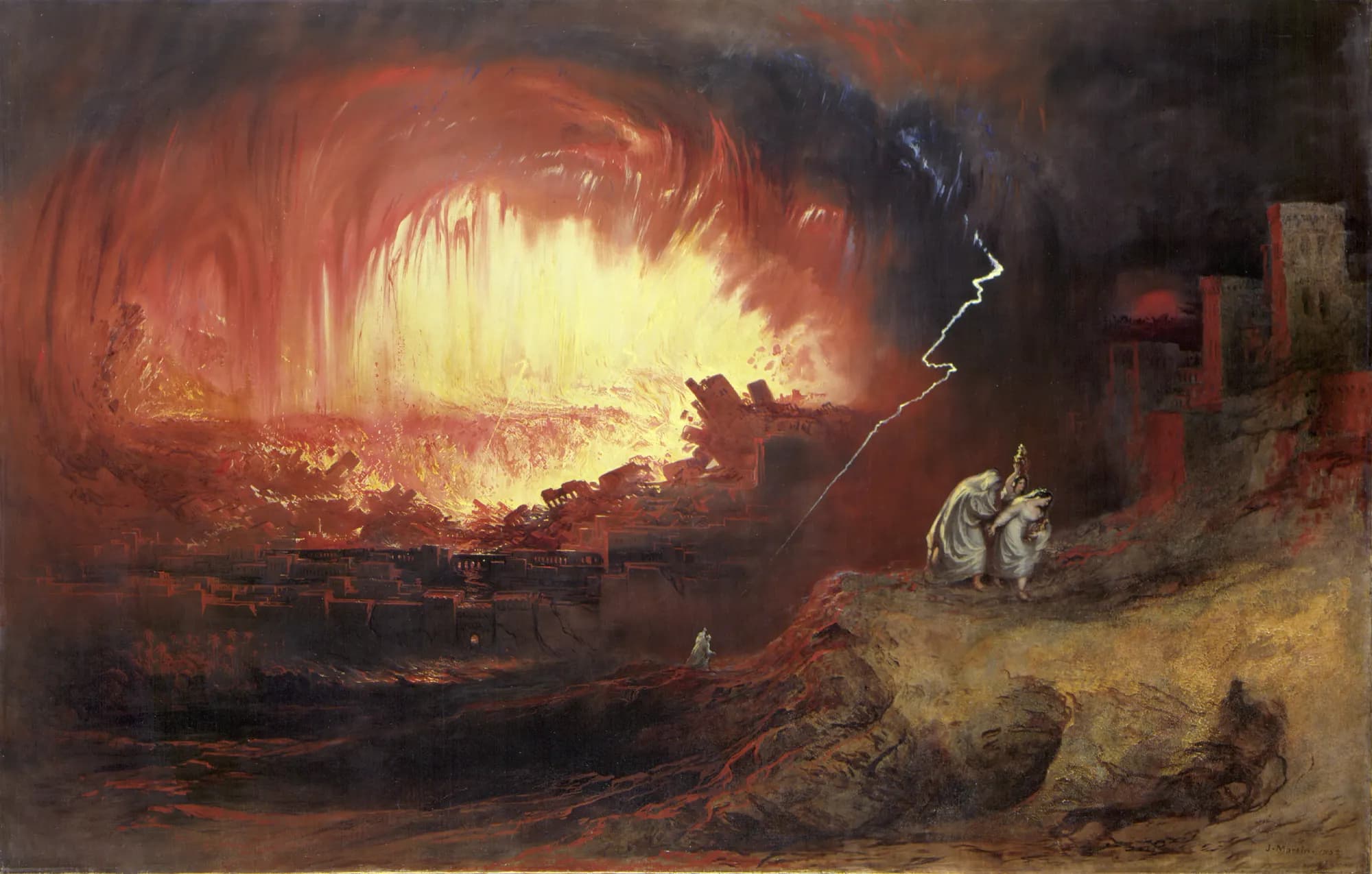 The Destruction of Sodom and Gomorrah, John Martin, 1852