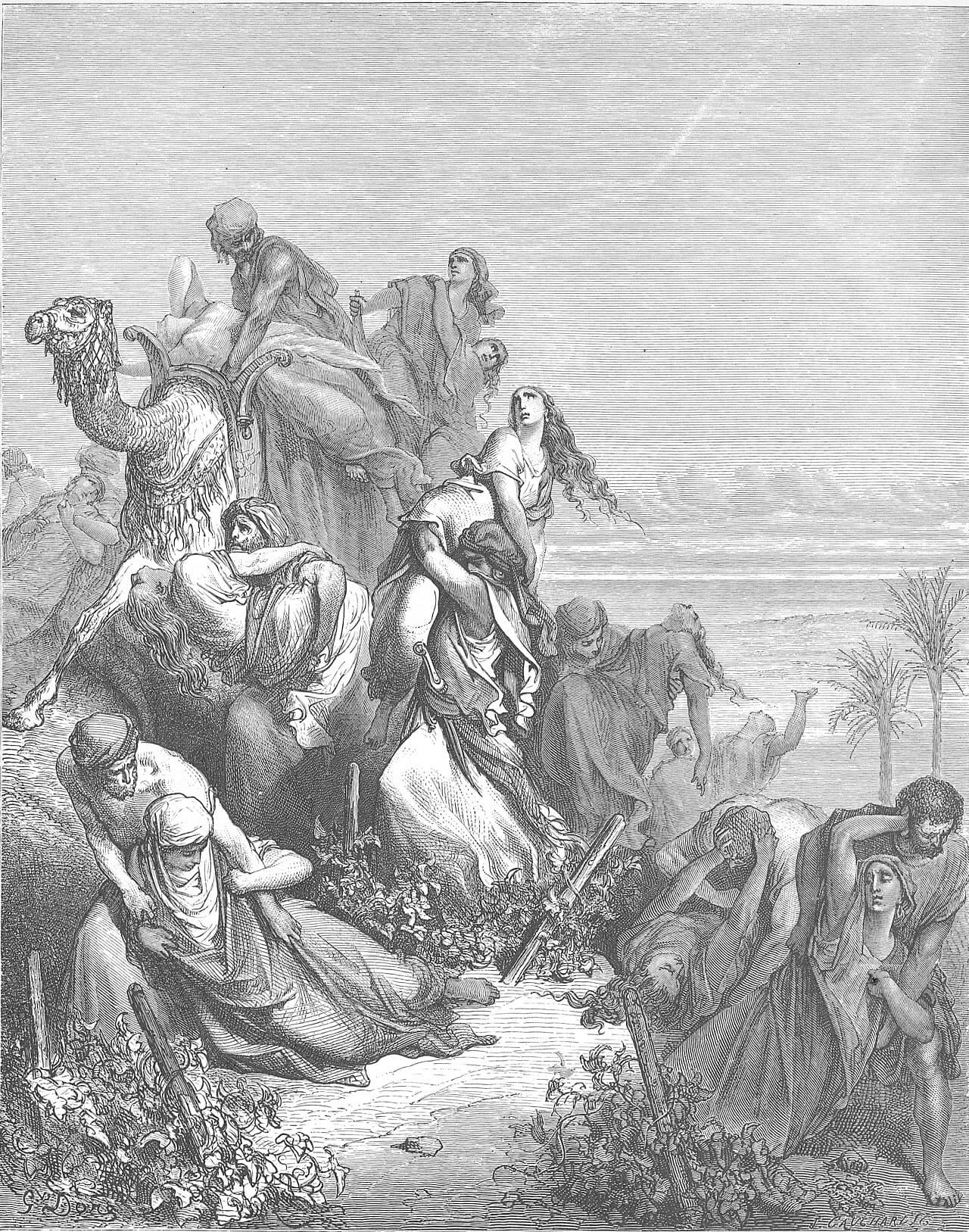 The Benjaminites Take the Virgins of Jabesh-gilead, Judges 21