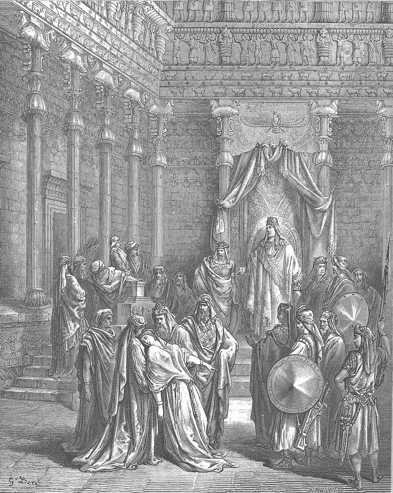 Esther Before the King, Gustave Doré, 1866
