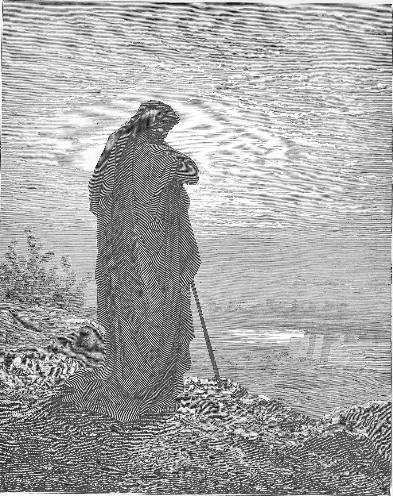 The Prophet Amos, Gustave Doré, 1866. Public domain.