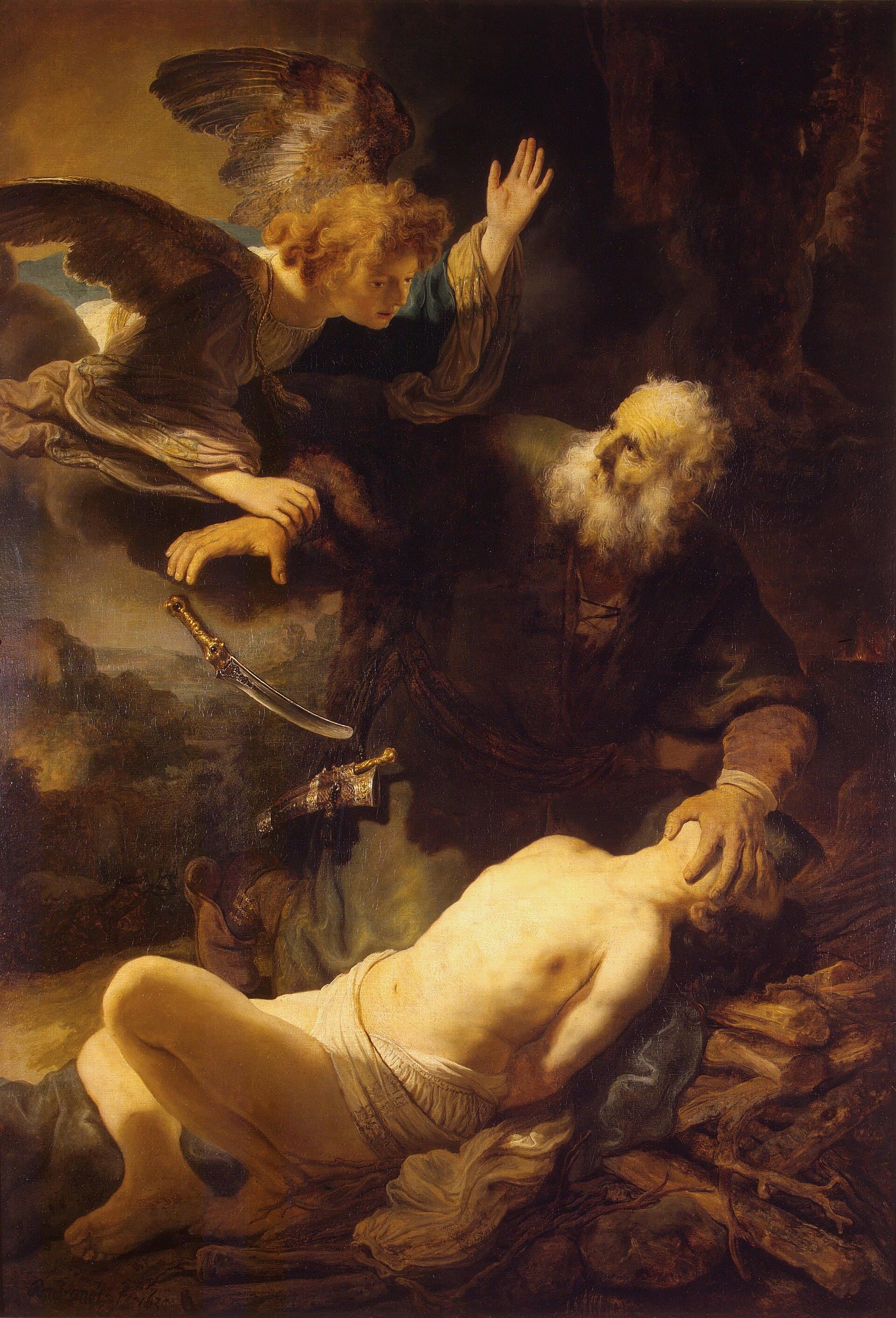 The Sacrifice of Isaac: Rembrandt, 1635