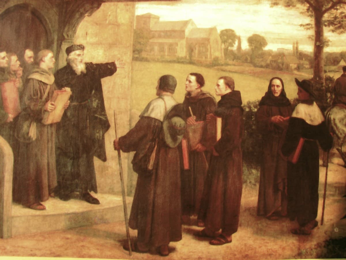 Wycliffe Giving 'The Poor Priests' His Translation