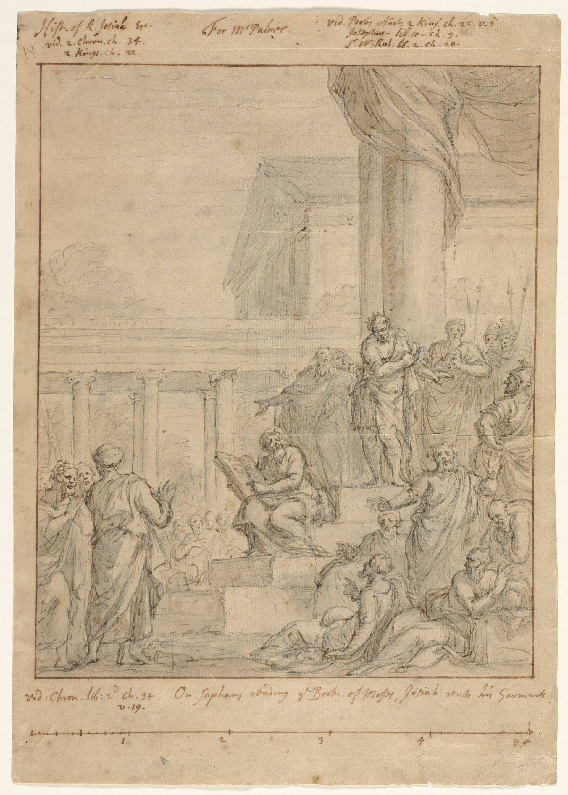 King Josiah Rending his Garments