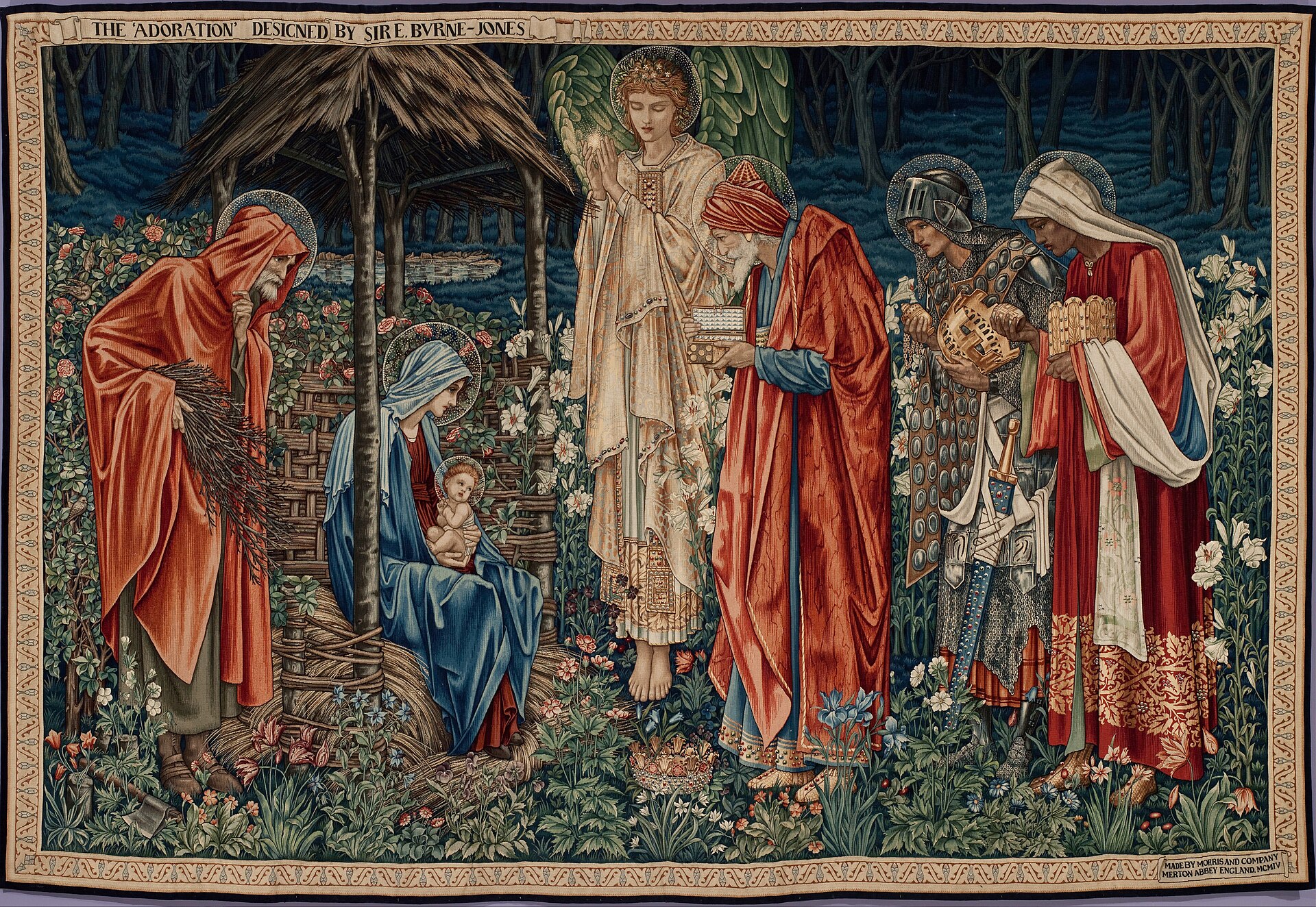 Matthew — The wise men before the child King — public domain