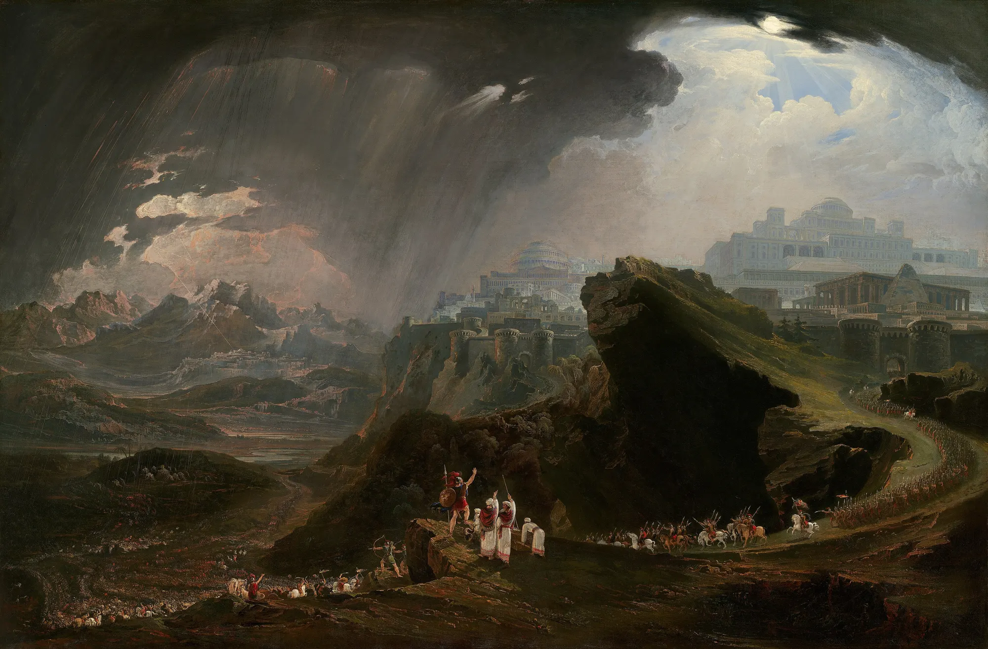 Joshua Commanding the Sun to Stand Still upon Gibeon, John Martin, 1816, National Gallery of Art. Public domain.