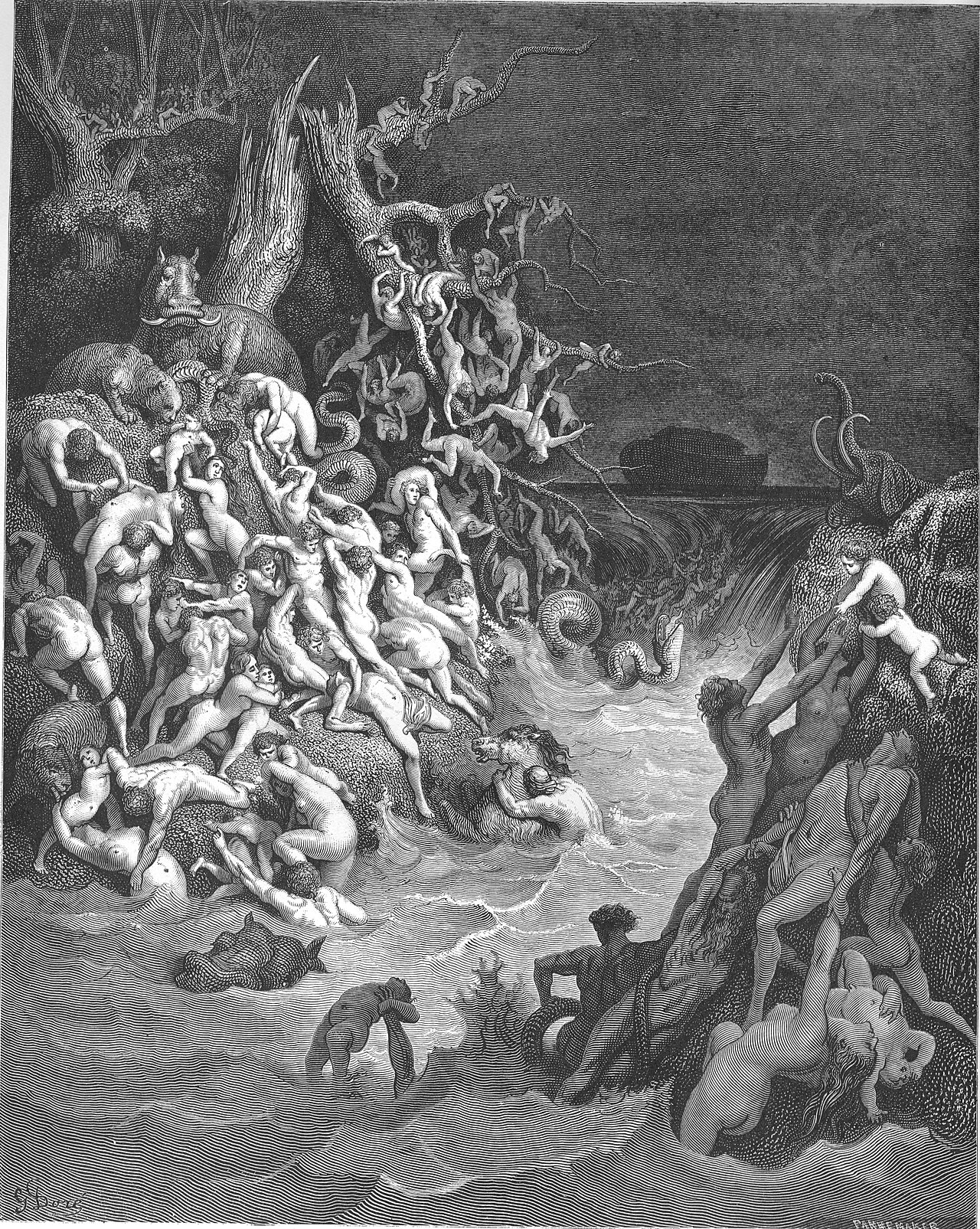 The World Is Destroyed by Water — Gustave Doré