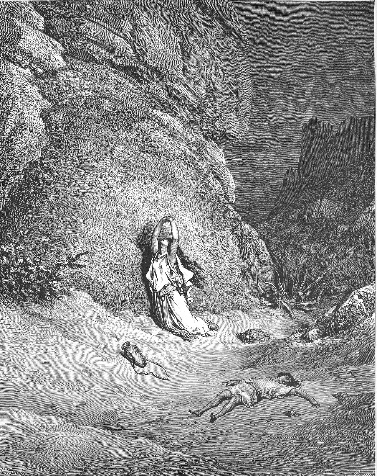 Hagar and Ishmael in the Wilderness