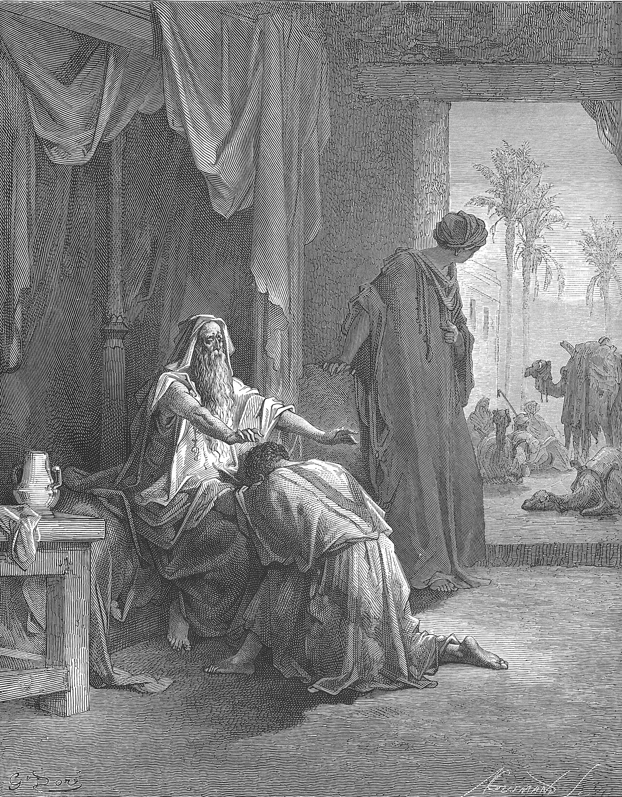 Isaac Blesses Jacob — Gustave Doré