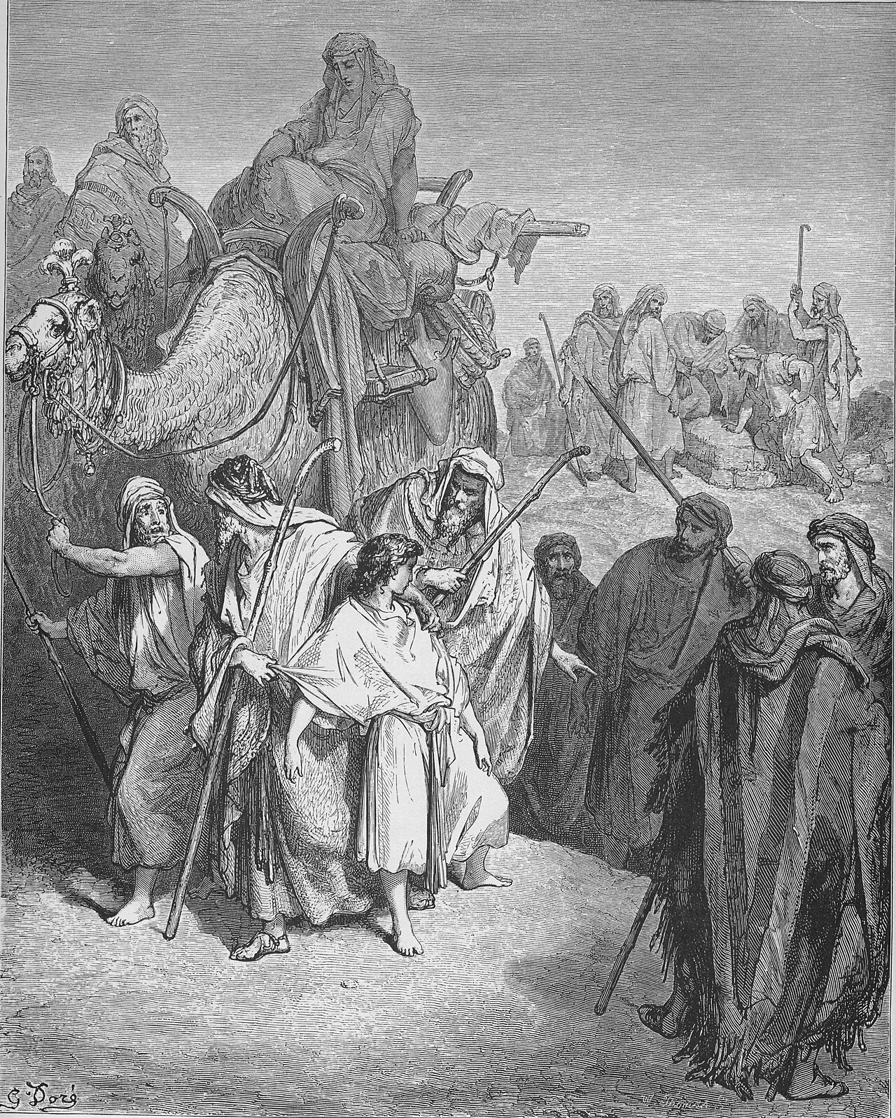 Joseph Is Sold by His Brothers — Gustave Doré