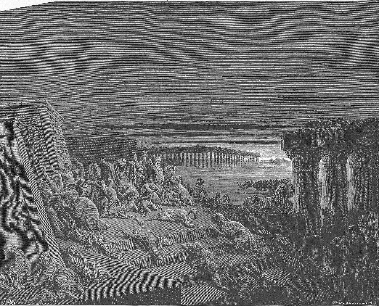 The Ninth Plague. Darkness — Gustave Doré