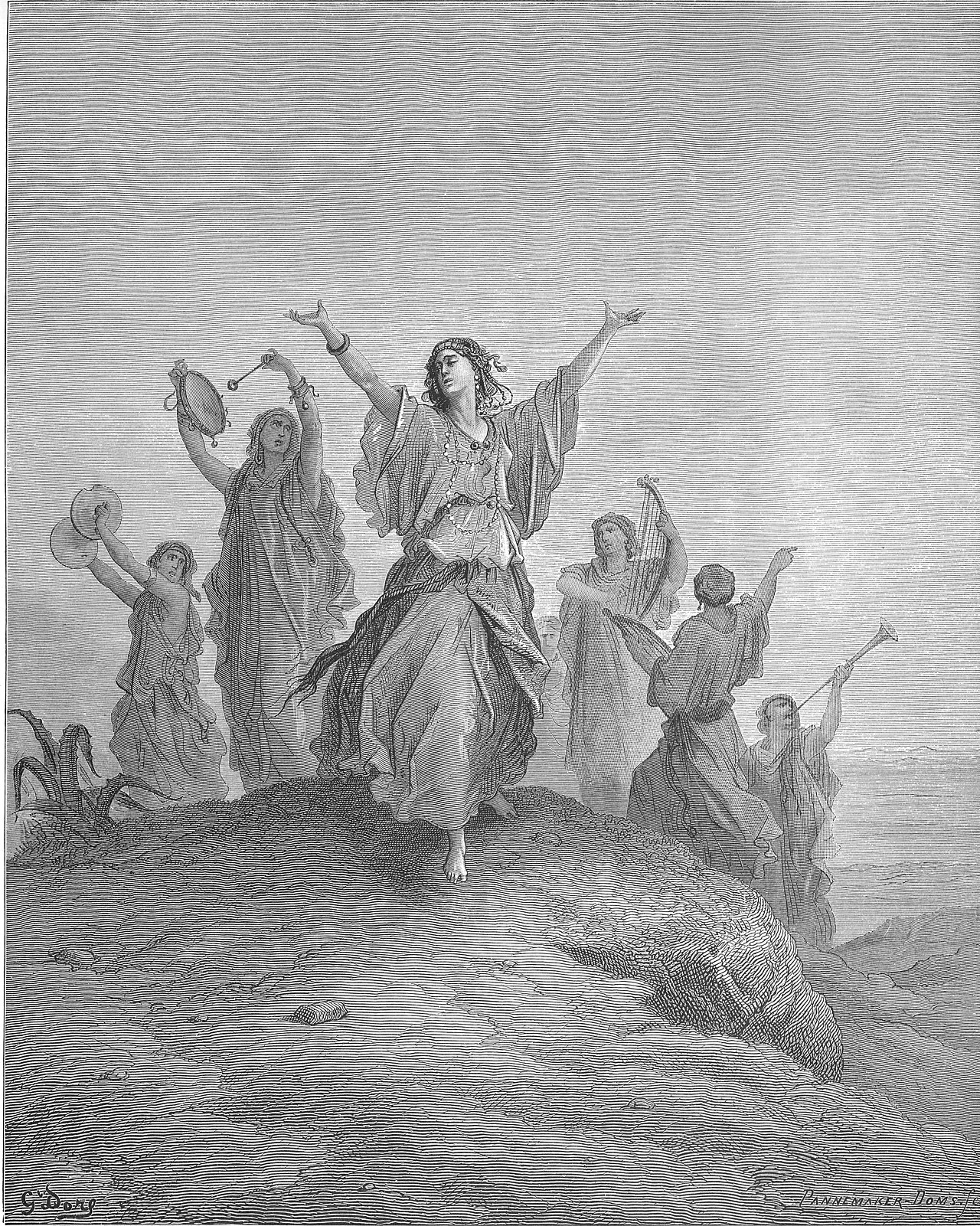 Jephthah's Daughter Comes to Meet Her Father