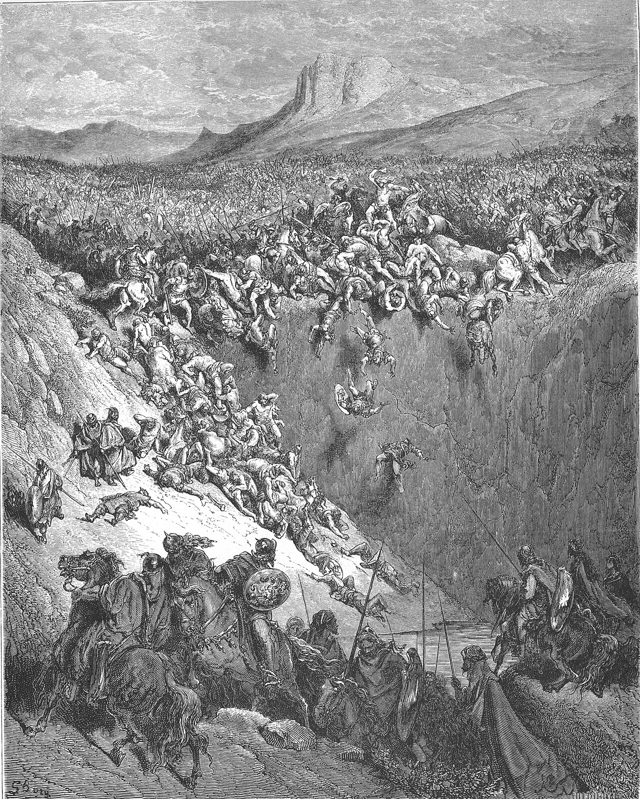 Samson Destroys the Philistines with an Ass' Jawbone