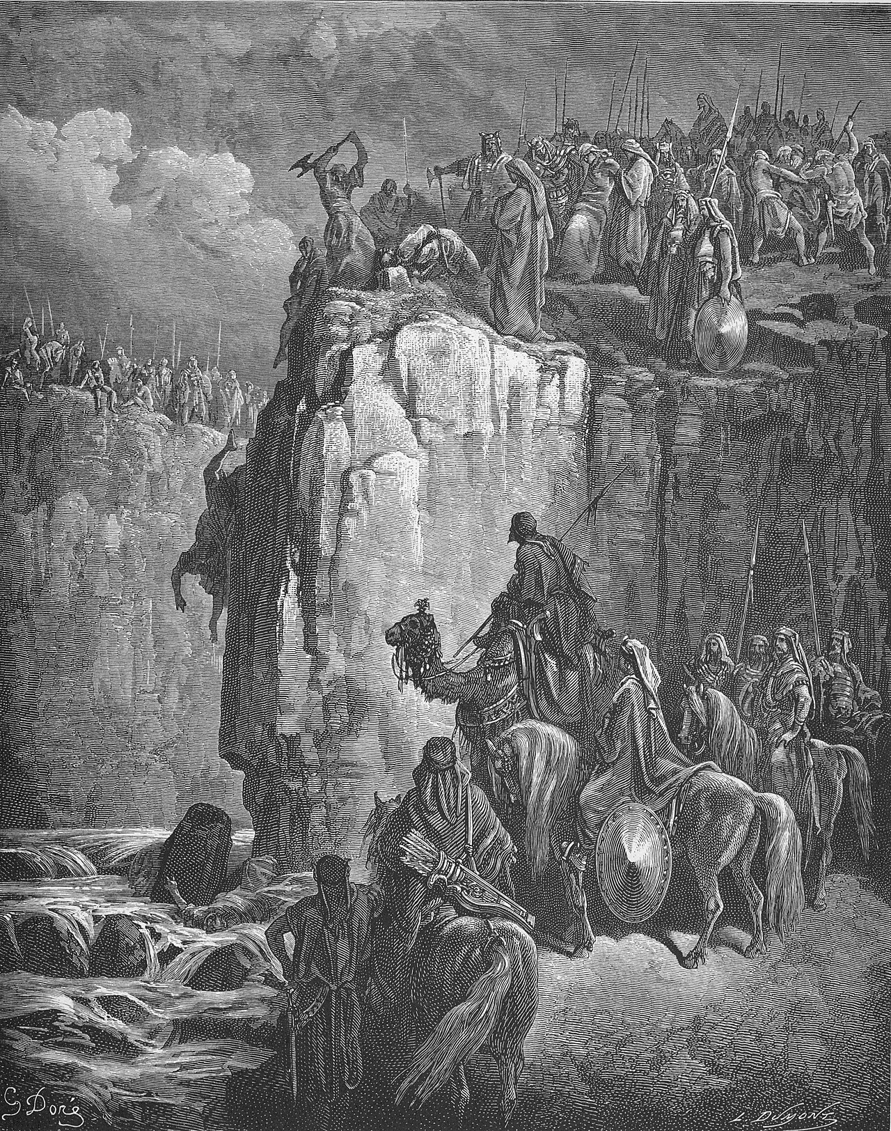 The Prophets of Baal Are Slaughtered — Gustave Doré