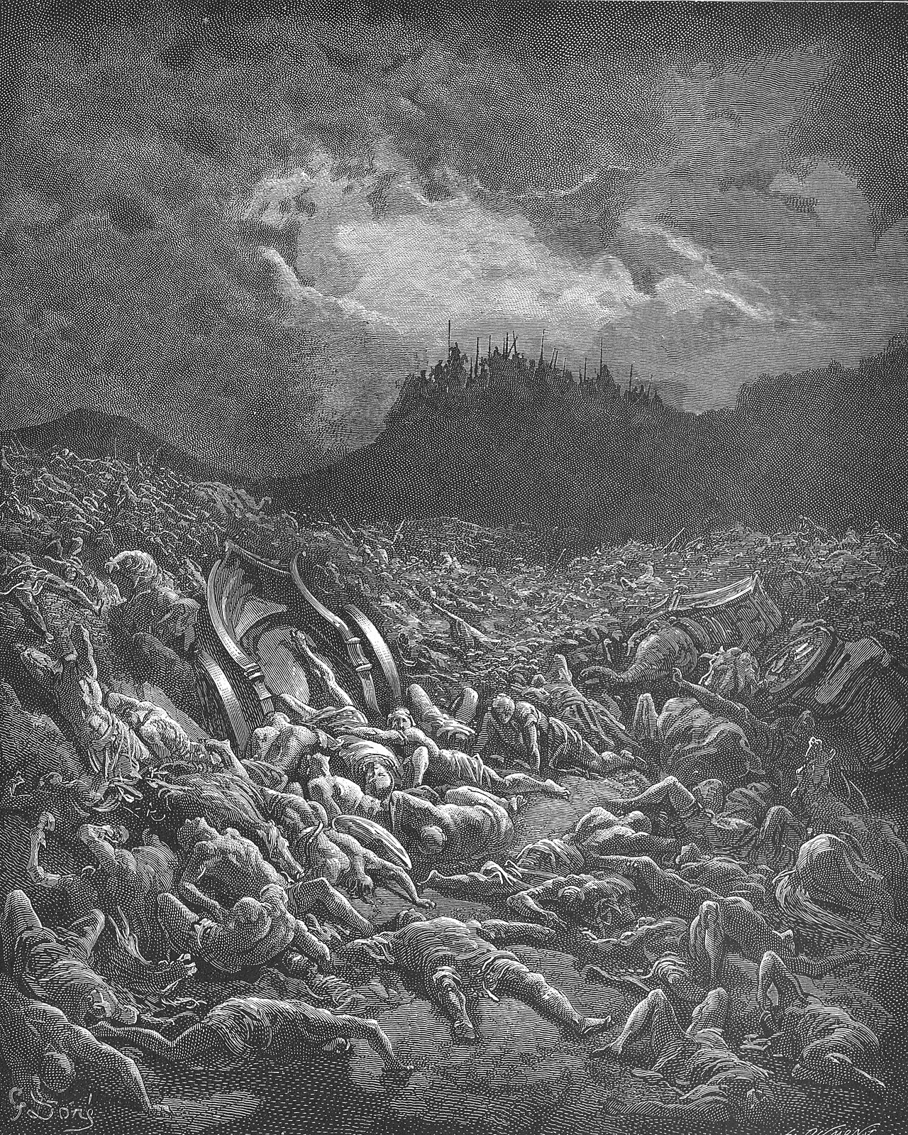 The Ammonite and Moabite Armies Are Destroyed