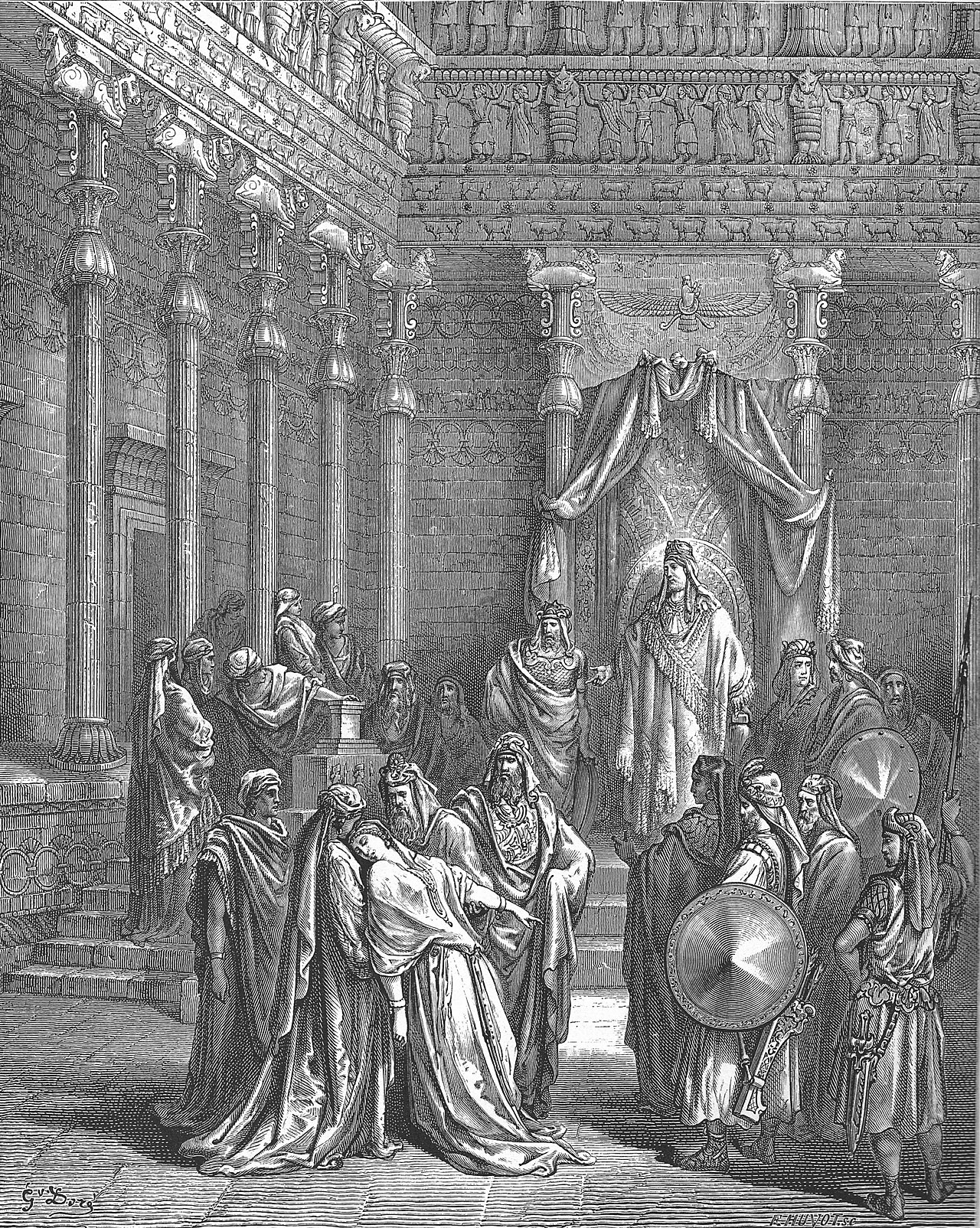 Esther Before the King — Gustave Doré