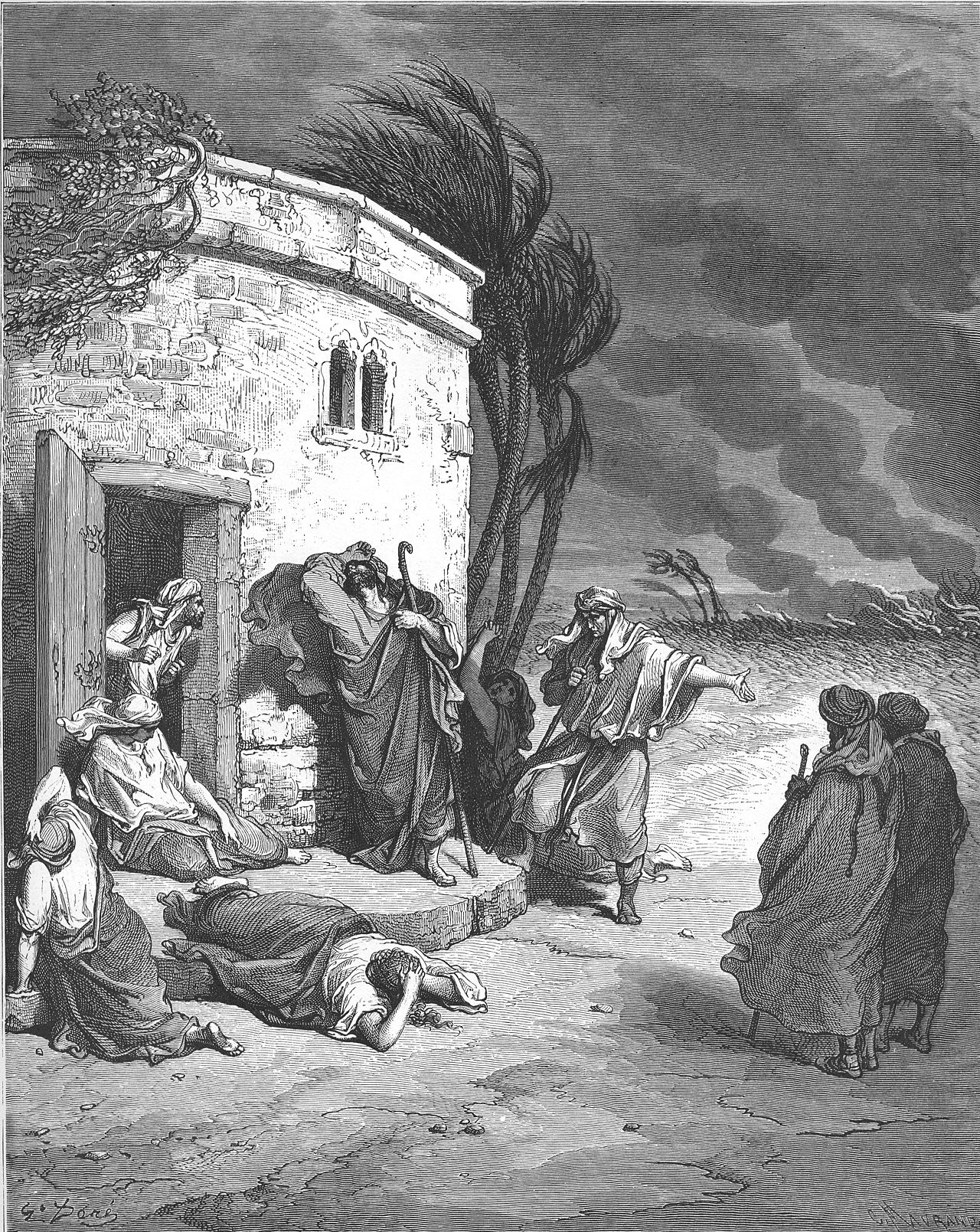 Job Hears of His Misfortunes — Gustave Doré