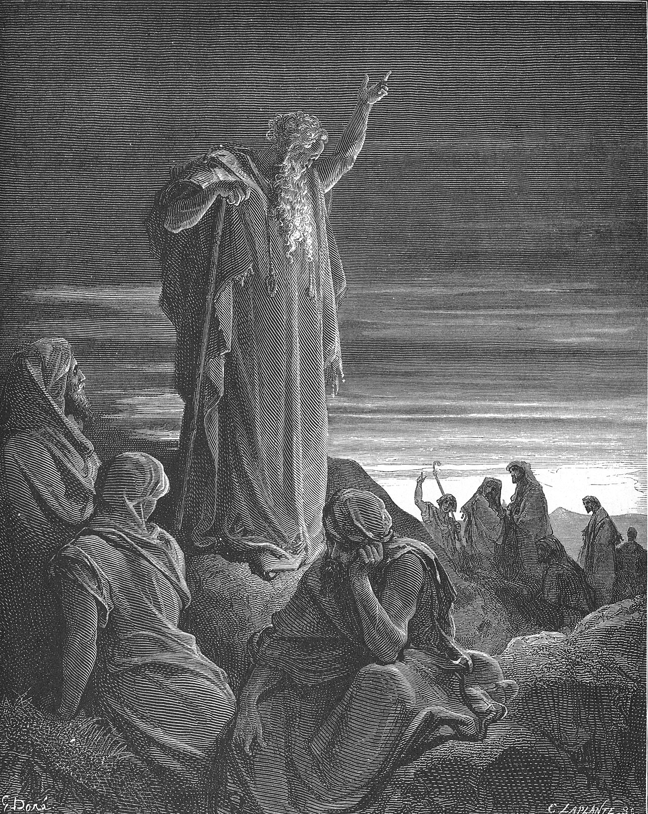The Prophet Ezekiel — Gustave Doré