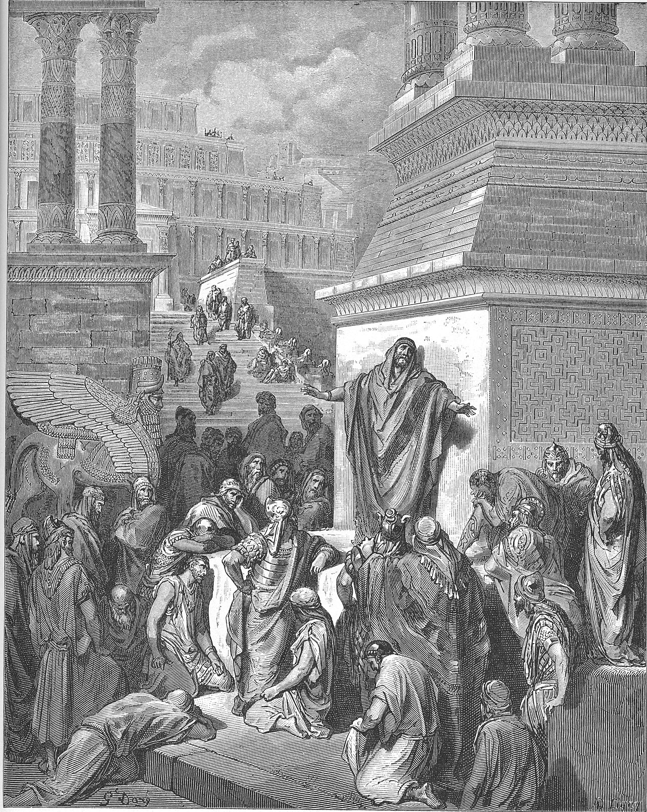 Jonah Preaches to the Ninevites