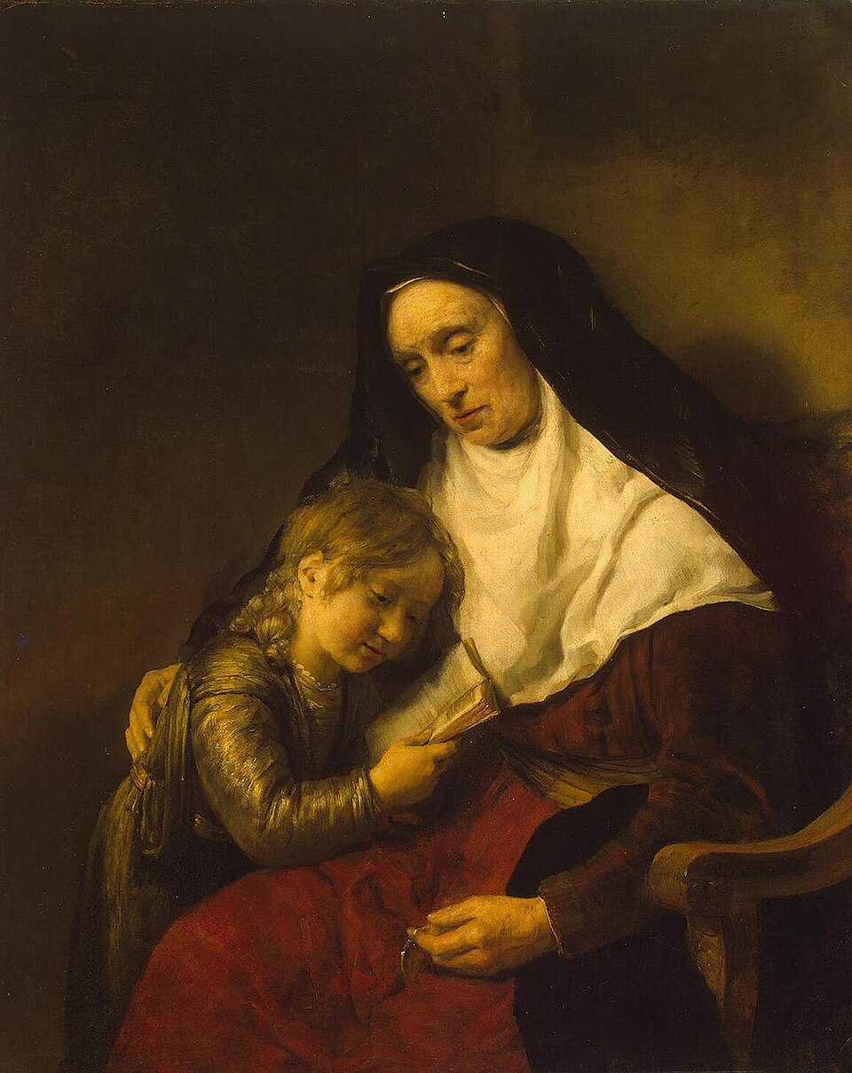 Willem Drost (Rembrandt school), Timothy and Lois (1654)