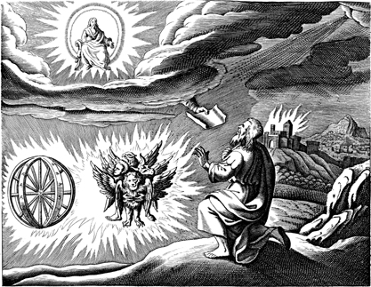 Ezekiel's Vision, Matthäus Merian the Elder