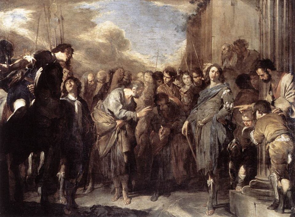 Saint Peter and Cornelius the Centurion, Bernardo Cavallino