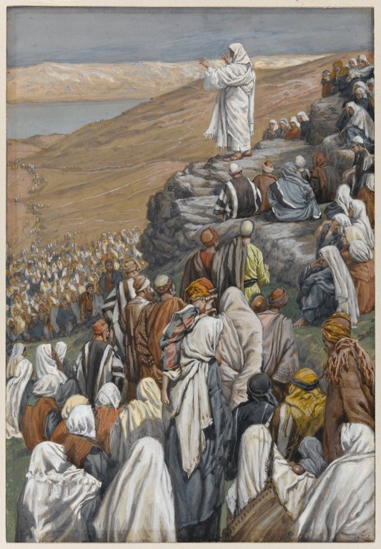 The Sermon of the Beatitudes — James Tissot