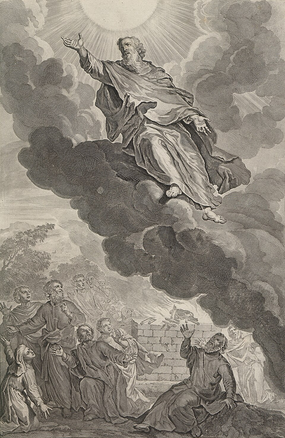Gerard Hoet, God Took Enoch (19th century)