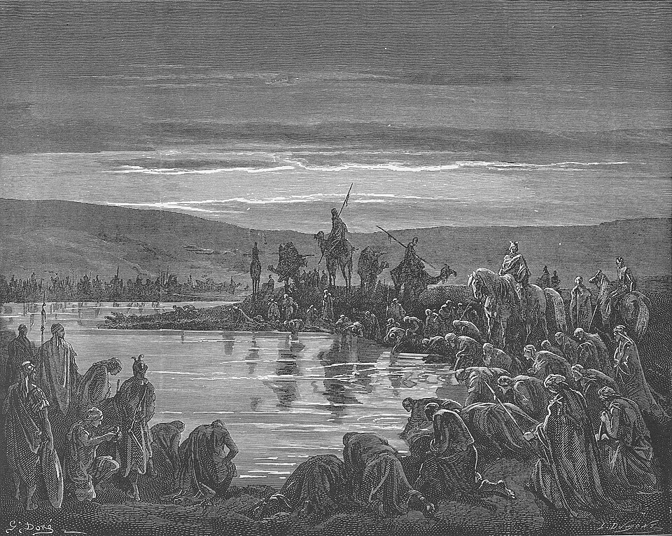Gustave Doré, Gideon Chooses 300 Soldiers (1866)