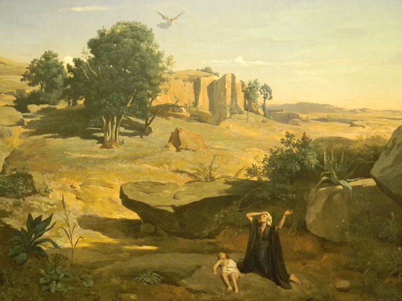Camille Corot, Hagar in the Wilderness (1835)