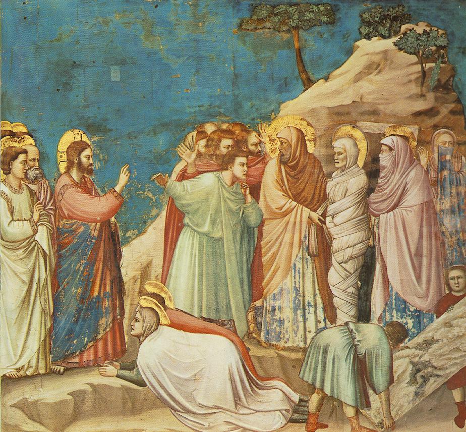 The Raising of Lazarus, Scrovegni Chapel — Giotto