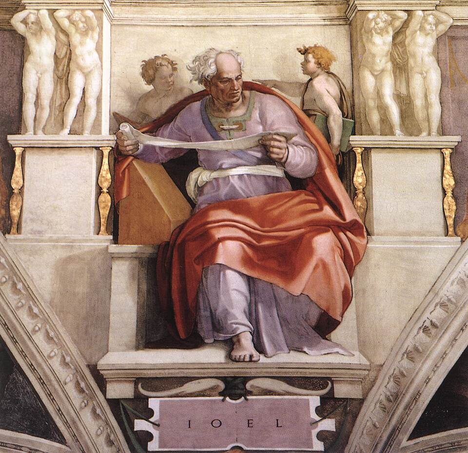 The Prophet Joel, Michelangelo