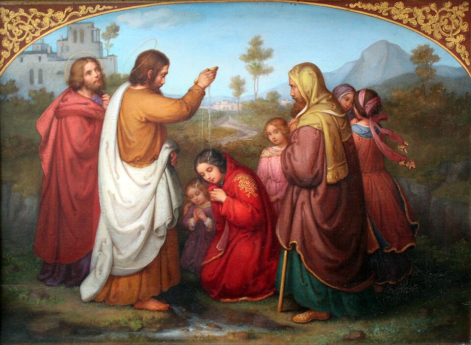 Marie Ellenrieder, Die Taufe der Lydia (The Baptism of Lydia) (1861)