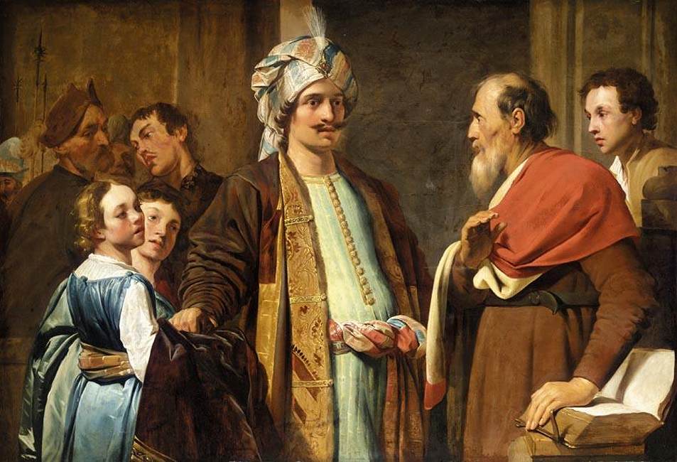 Pieter Fransz. de Grebber, Elisha Refusing Gifts from Naaman (c. 1630s)