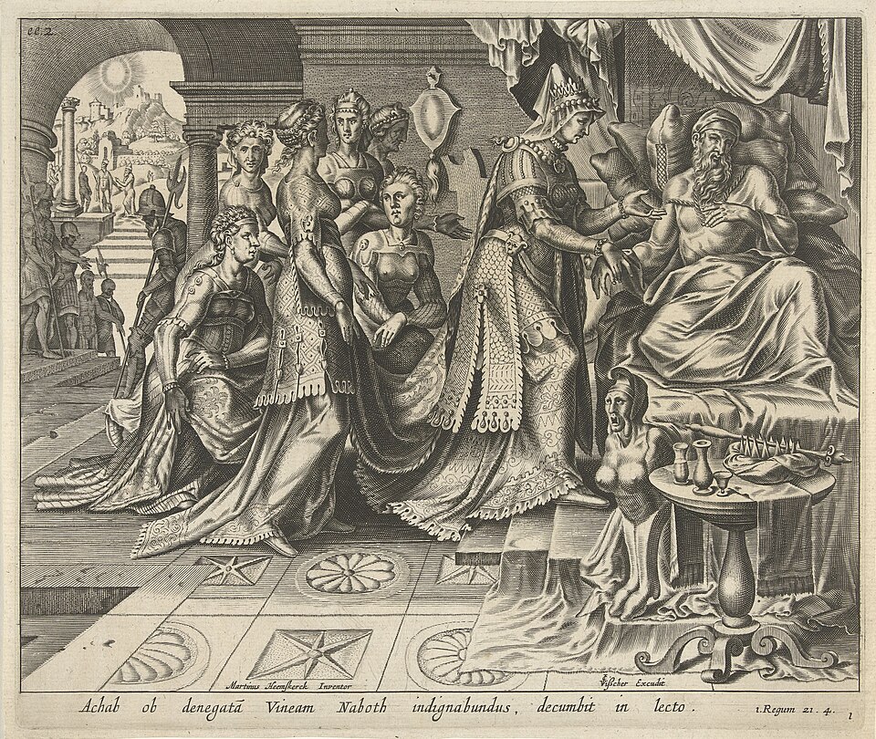 Unknown, Jezebel Promises King Ahab Naboth's Vineyard (undated)