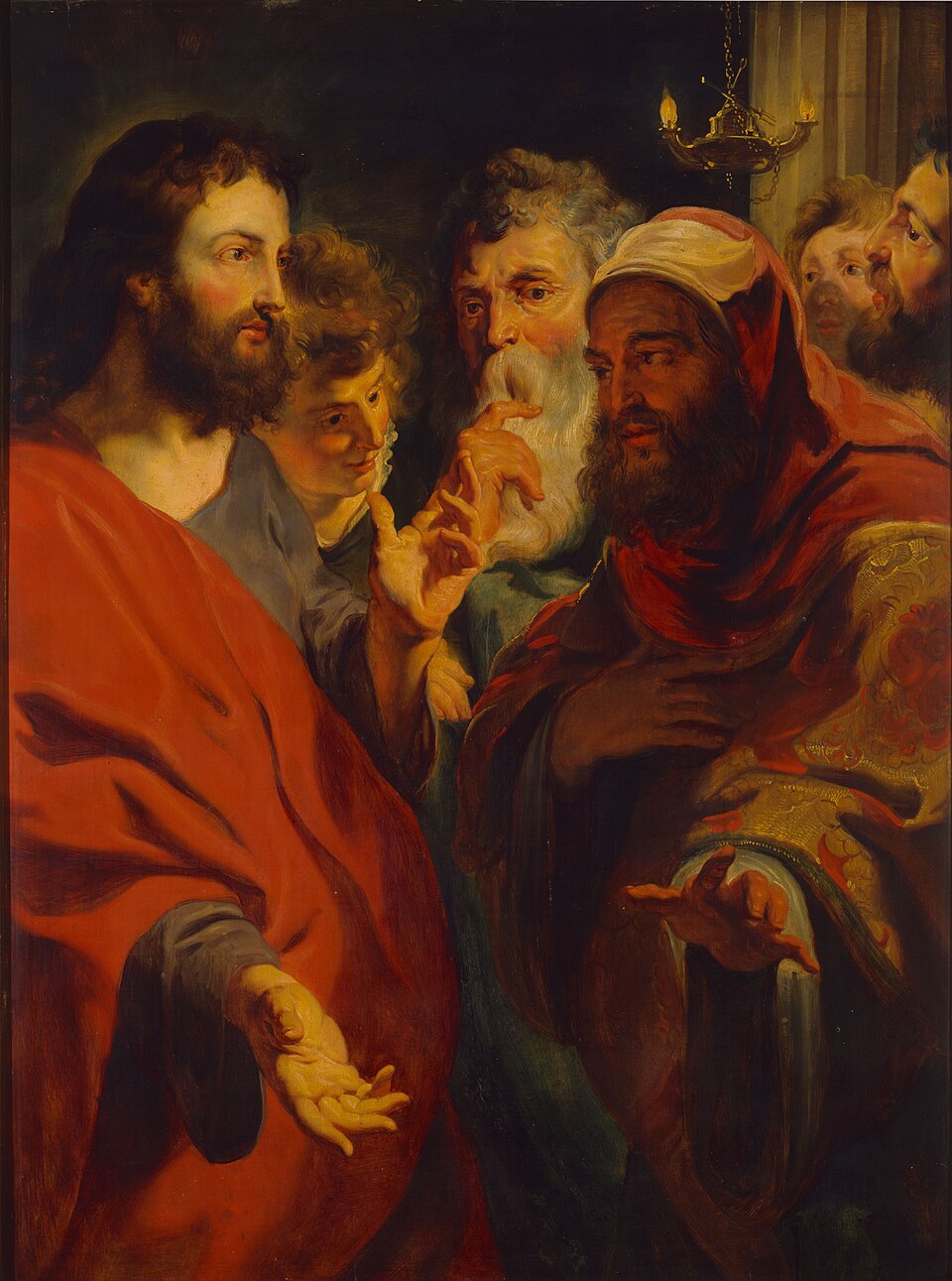 Christ Instructing Nicodemus, Jacob Jordaens