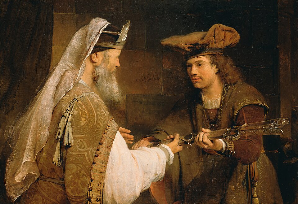 Arent de Gelder, Ahimelech Giving the Sword of Goliath to David (c. 1680)