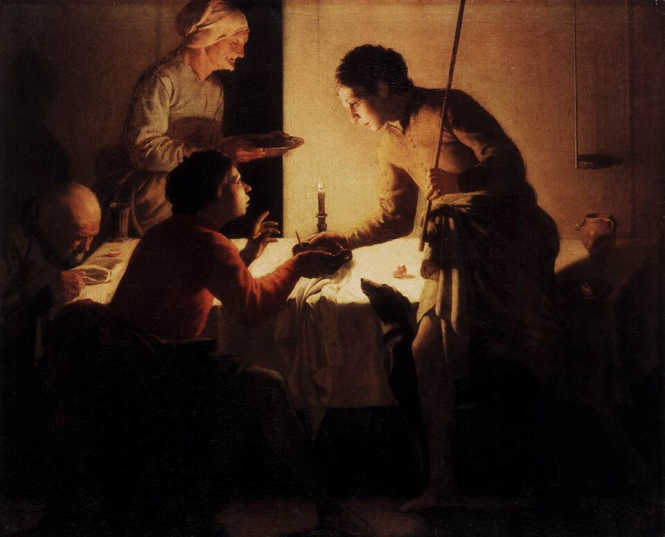 Hendrick ter Brugghen, Esau Selling His Birthright (c. 1627)