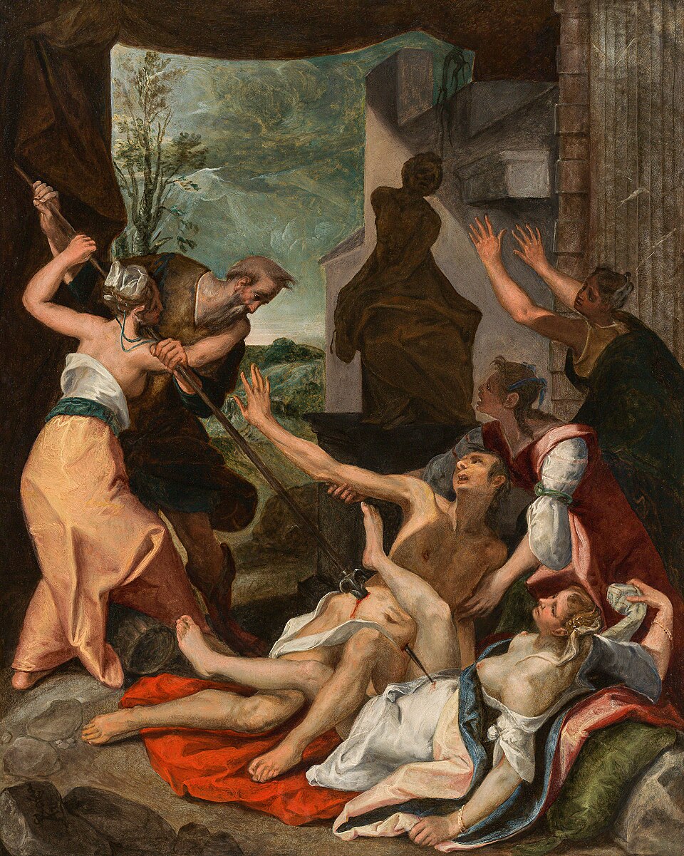 Jeremias van Winghe, Phinehas Slaying Zimri and Kozbi the Midianite (17th century)