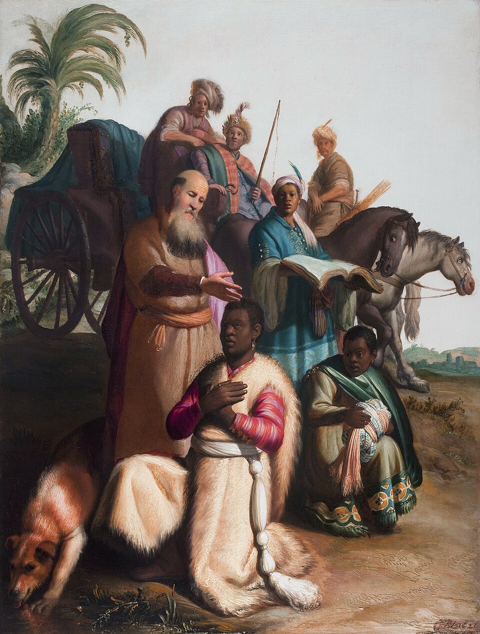 The Baptism of the Ethiopian Eunuch, Rembrandt