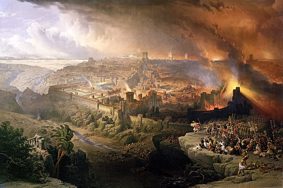 The Siege and Destruction of Jerusalem by the Romans under Titus, A.D. 70 — David Roberts