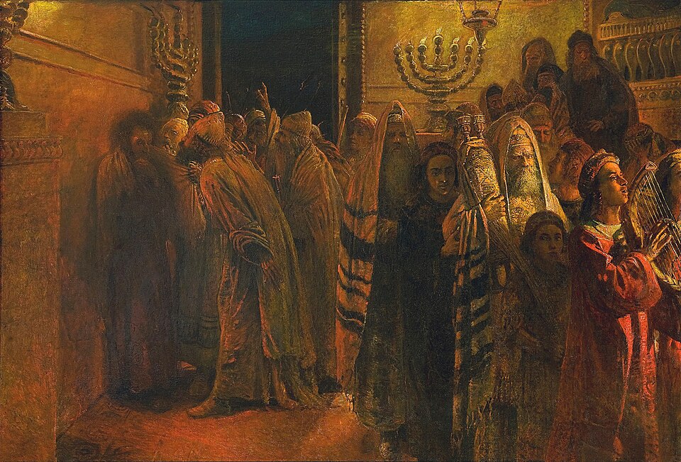 The Judgment of the Sanhedrin: He Is Guilty! — Nikolai Ge