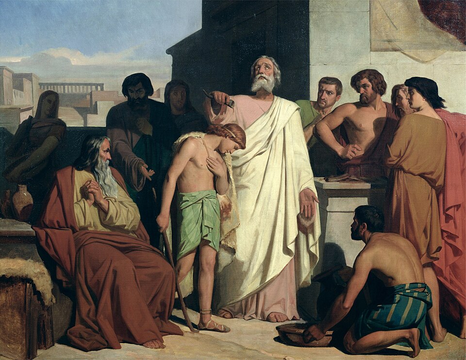 The Anointing of David by Samuel — Félix-Joseph Barrias