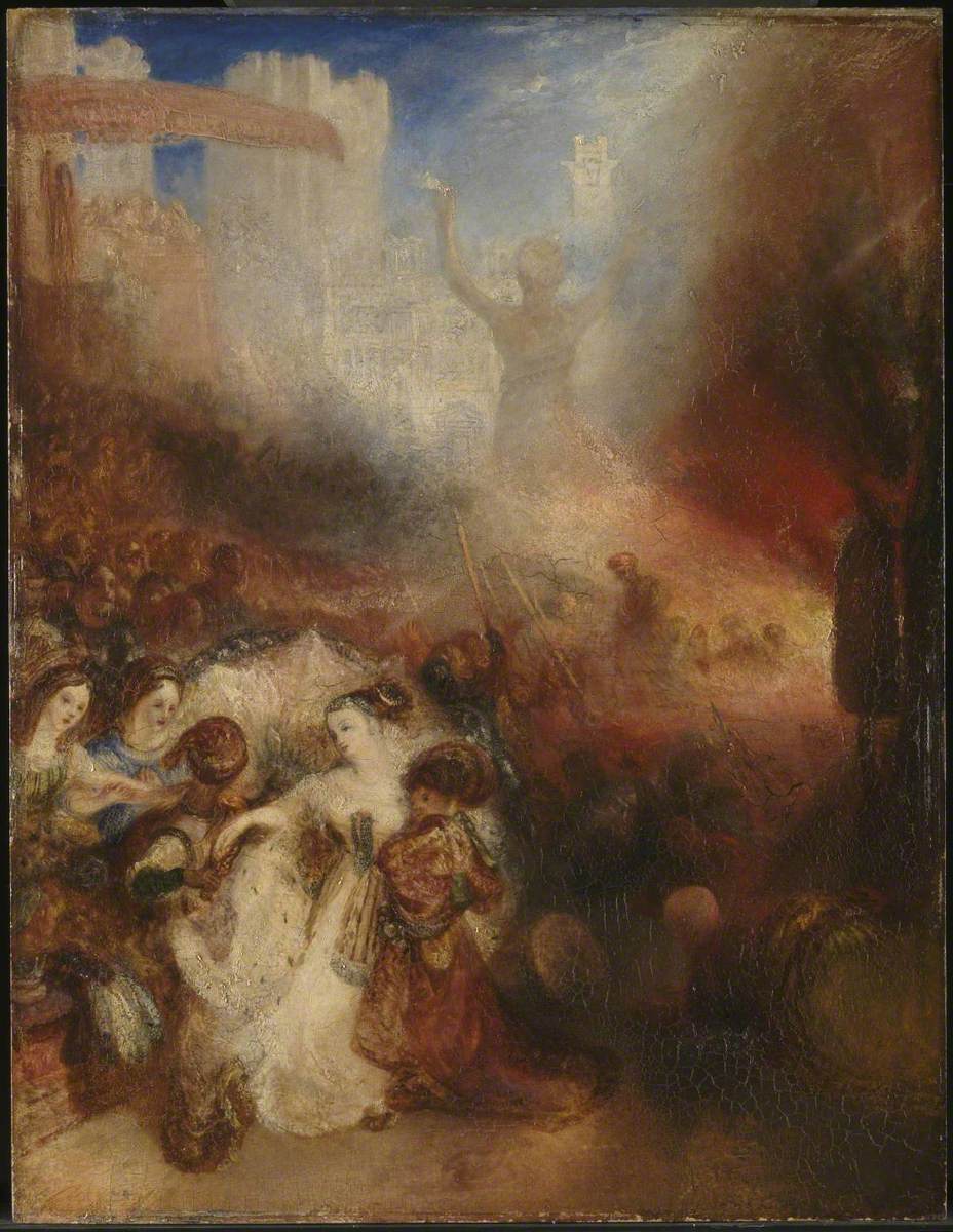 Shadrach, Meshach and Abednego in the Burning Fiery Furnace — J. M. W. Turner