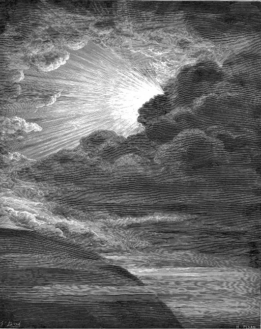 Gustave Dore, The Creation of Light (Genesis 1:3) — the first word and the first day
