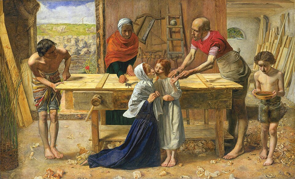 Christ in the House of His Parents — John Everett Millais