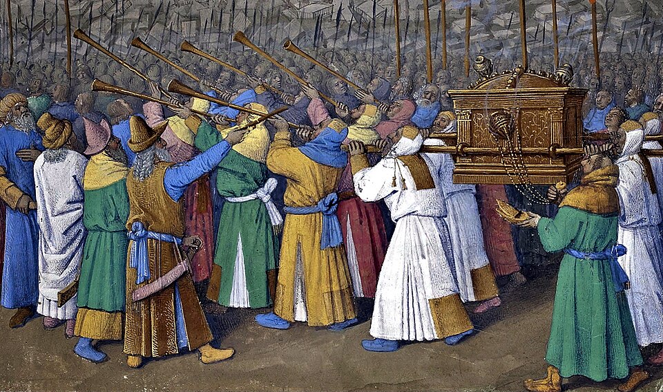 The Capture of Jericho by Joshua (illuminated manuscript) — Jean Fouquet