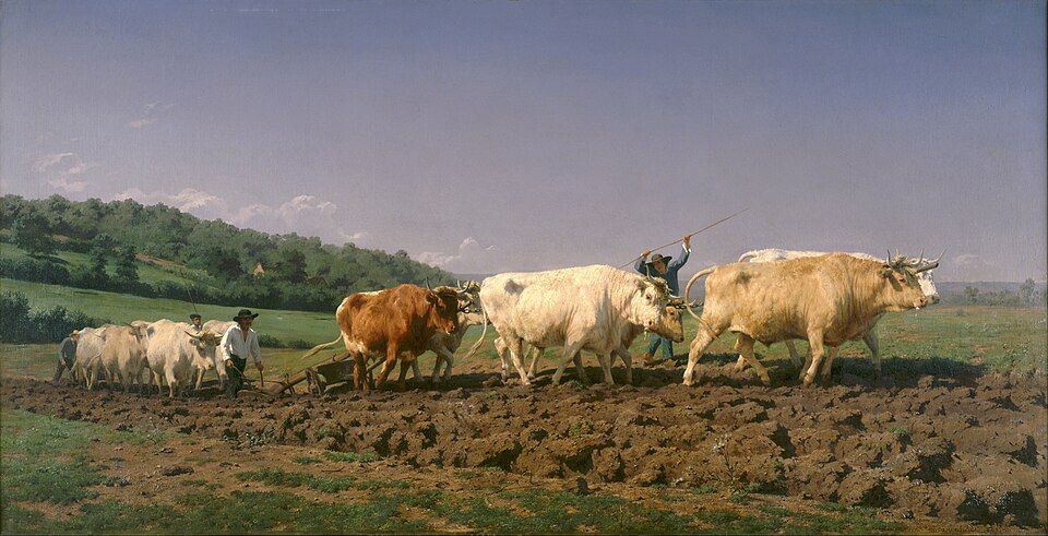 Ploughing in the Nivernais — Rosa Bonheur