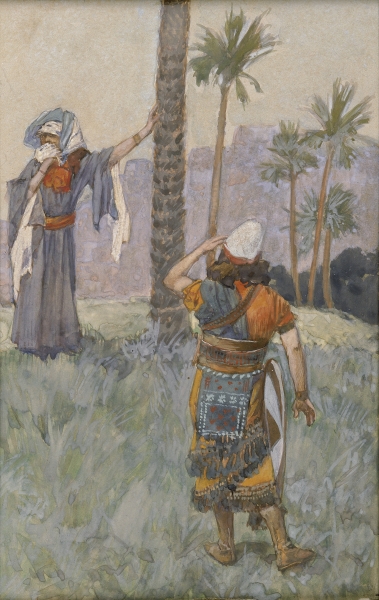 Deborah Beneath the Palm Tree — James Tissot